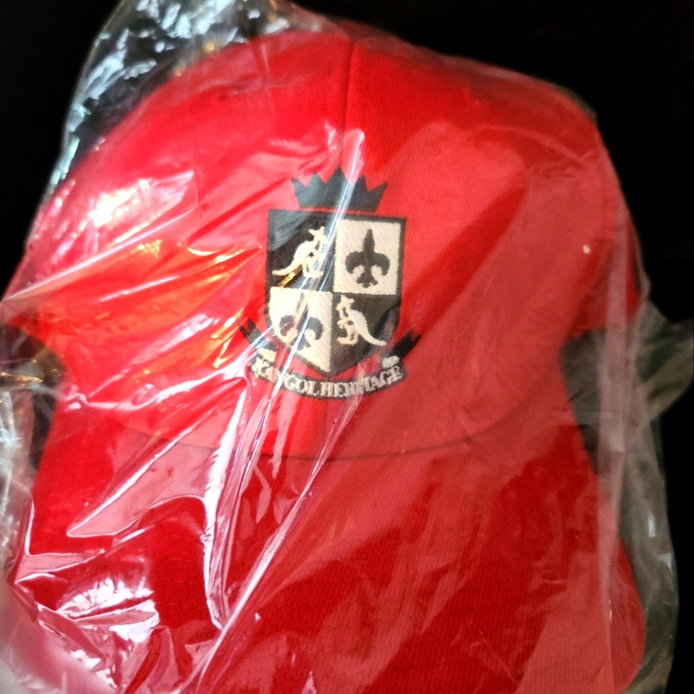 Fitted Kangol hat red